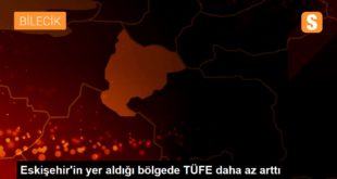 Eskişehir'in yer aldığı bölgede TÜFE daha az arttı