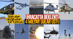 Türk savunma sanayi ihracat hedefi 4 milyar doların üstüne çıktı